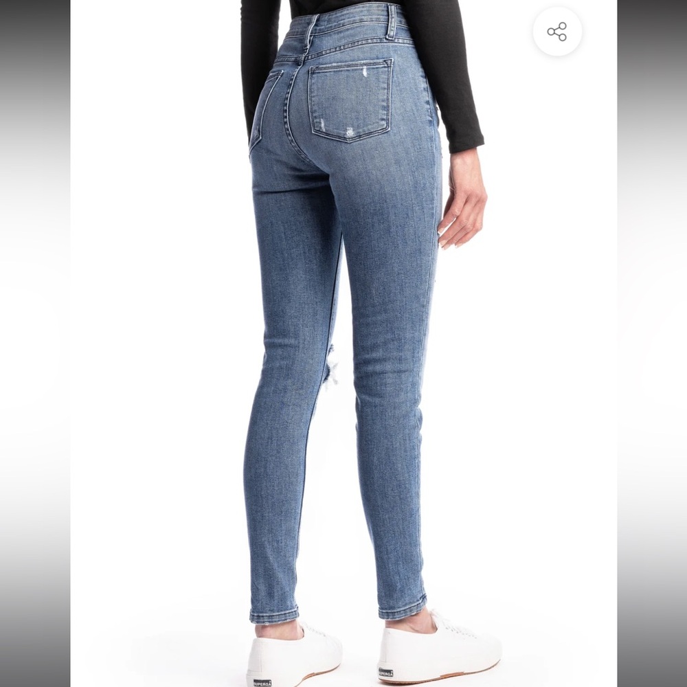 Women's Skinny Jeans in Blue - Picture 4 of 4